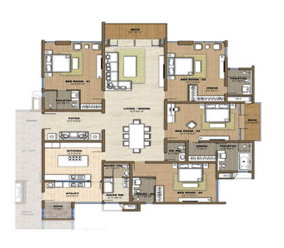 Godrej MSR City Floor Plan